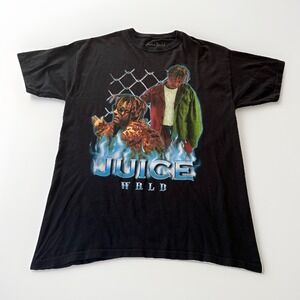 3/$25 SALE! Juice WRLD Men's Graphic T-Shirt Size Large Black 100% Cotton Tee